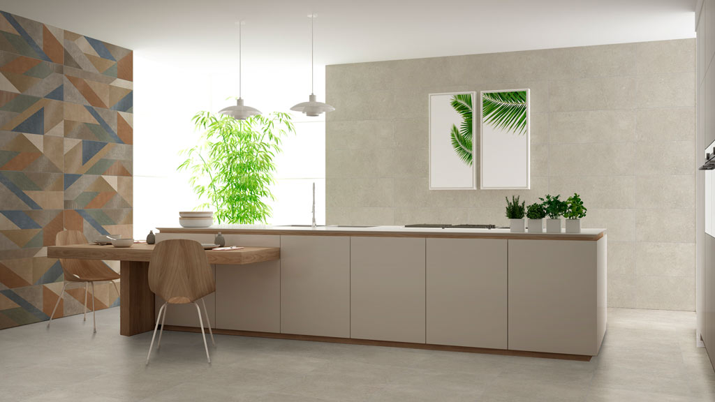 Azteca Shellstone Konyhai burkolólap 