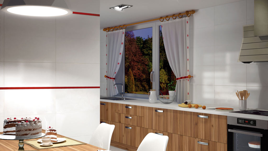 Azteca White Konyhai burkolólap 