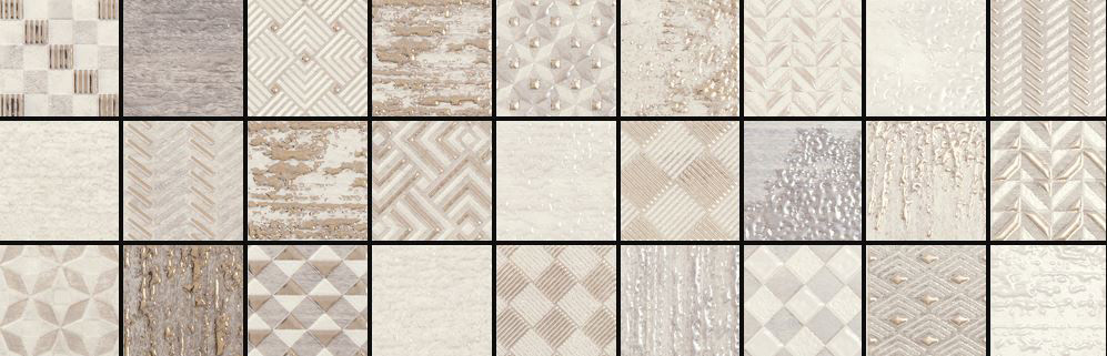 Azulev Decor Tessuto Marfil dekorcsempe 29 x 89