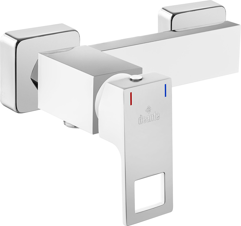 Deante Anemon zuhany csaptelep zuhanyszett nélkül, króm-fehér 