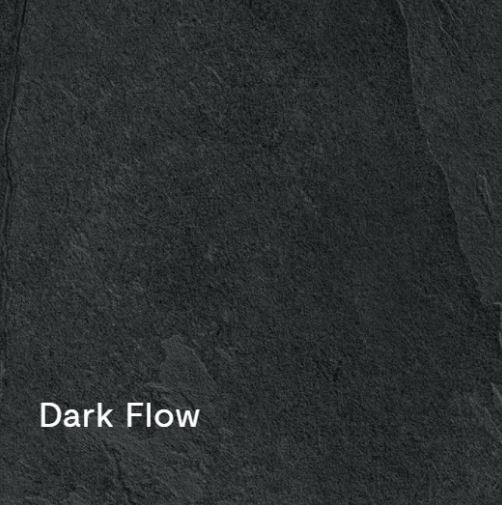 Kerlite Slimtech Waterfall Dark Flow falicsempe és padlólap 100x100 cm