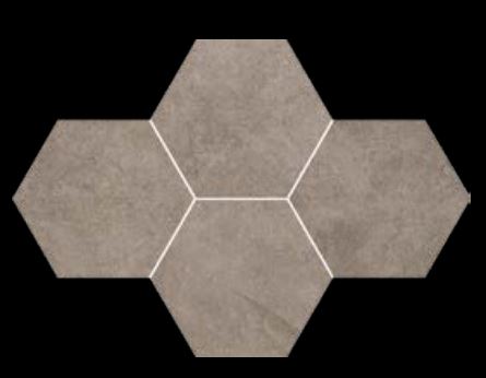 Ceramica Limone Qubus Hexagon Antracite mozaik 28,3x40,8 cm
