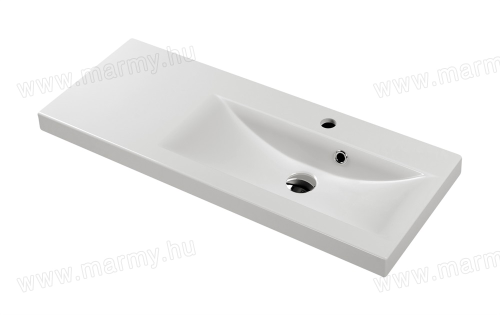 Marmy mosdó Marmy Serena 90x35 Jobb fényes fehér