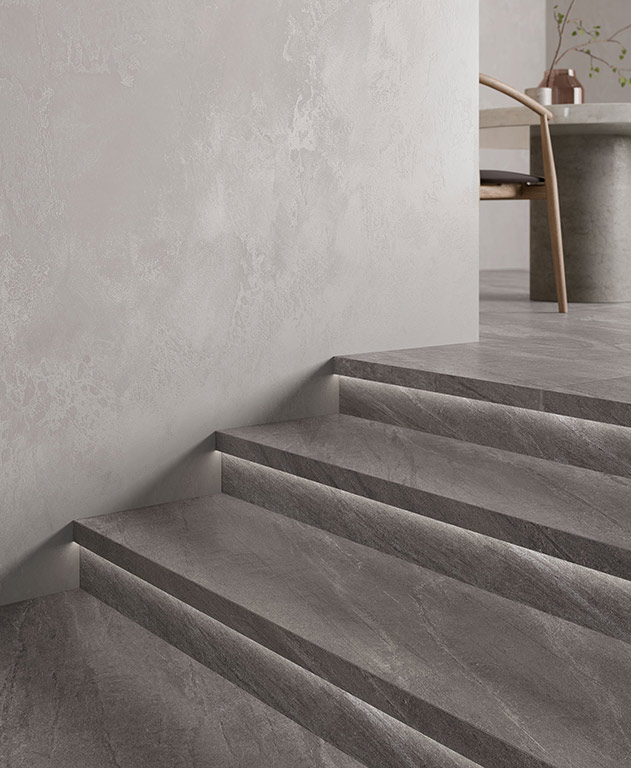 Novabell Allblack Kőhatású járólap 