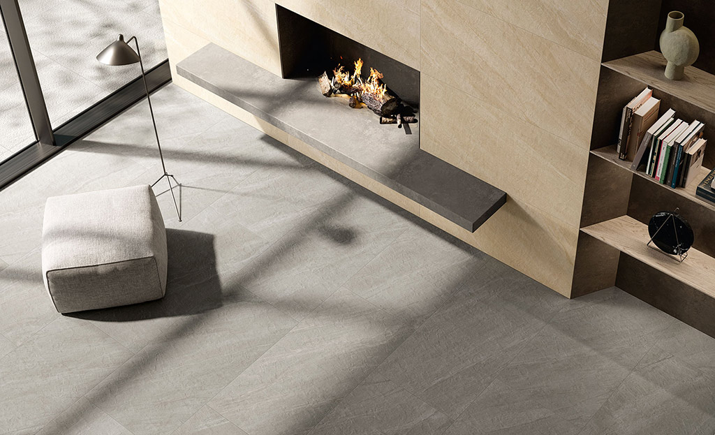 Novabell Allblack Kőhatású járólap 