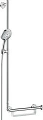 Hansgrohe Raindance Select S Zuhanyszett 120 3jet 110 cm-es bal oldali zuhanyrúddal, EcoSmart 9 l/perc 