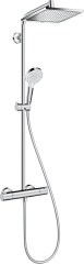 Hansgrohe Crometta E Showerpipe 240 1jet termosztáttal 
