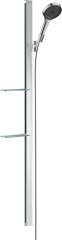 Hansgrohe Rainfinity Zuhanyszett 130 3jet 150 cm-es zuhanyrúddal és szappantartóval, EcoSmart 9l/perc 