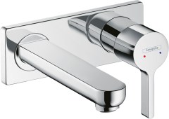 Hansgrohe Metris S Egykaros mosdócsaptelep falsík alatti szereléshez, 16,5 cm-es kifolyóval, fali szereléshez 