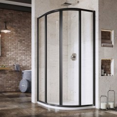 Ravak Supernova SKCP4-90 195 zuhanykabin ( fekete + Pearl polisztirén ) 