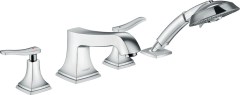 Hansgrohe Metropol Classic 4-lyukú peremre szerelhető kádcsaptelep nyitókarral 