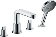 Hansgrohe Metris S 4-lyukú peremre szerelhető kádcsaptelep 