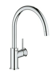 Krómozott fényes magas kifolyó