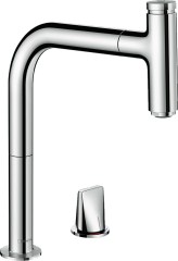 Hansgrohe Metris Select M71 2-lyukú egykaros konyhai csaptelep 200 