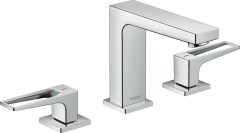 Hansgrohe Metropol 3-lyukú mosdócsaptelep 110 loop fogantyúval, push-open lefolyó-garnitúrával 
