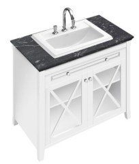 Villeroy & Boch Hommage szögletes mosdó mosdókagylóval 