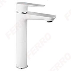 Ferro Adore White/Chrome BDR2L - magasított mosdócsaptelep