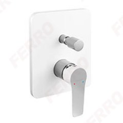 Ferro Adore White/Chrome BDR7P - falsík alá építhető kétfunkciós csaptelep