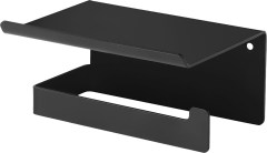 Deante Mokko toalettpapír tartó polccal Nero 