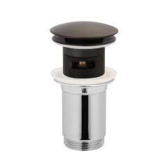 Arezzo Click-Clack lefolyó, matt fekete AR-726B