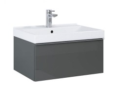 Arezzo Design Monterey 60 cm-es alsószekrény 1 fiókkal magasfény? szürke