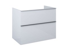 Arezzo Design Monterey 80cm-es alsószekrény mosdópulthoz 2 fiókkal magasfény? fehér