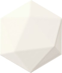 Arte Origami White Hex falicsempe 12,5  x 11