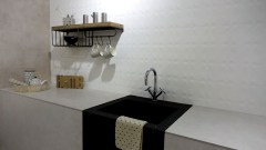 Azteca White Konyhai burkolólap 