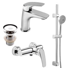 Deante Cynia fürdőszoba zuhanyszett 4 in 1 