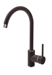 Deante Nemezja álló mosogató csaptelep U alakú kifolyóval - szürke 