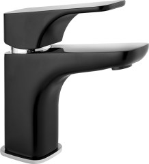 Deante Hiacynt álló mosdó csaptelep - króm-fekete 