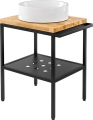 Deante Miran ráültethető mosdókagyló álló konzollal 