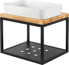 Deante Tess ráültethető mosdókagyló fali konzollal 