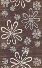 Cersanit dekorcsempe Cersanit Euforia brown inserto flower 1 dekorcsempe