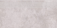 Cersanit Morenci Light Grey Matt ND1139-013 lépcsőlap 29,8x59,8 cm