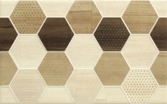 Cersanit dekorcsempe Cersanit Mosa cream cubes WD399-008 dekorcsempe