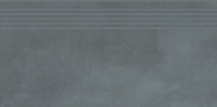 Cersanit Velvet Concrete Grey Matt ND1110-026 lépcsőlap 29,8x59,8 cm