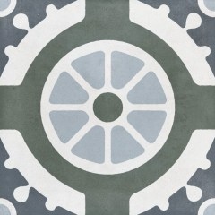 Harmony Havana White Round falicsempe és padlólap 22,3x22,3 cm