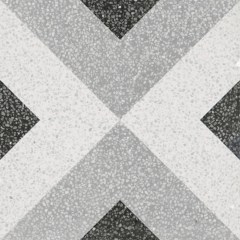 Harmony Lido White Geometric falicsempe és padlólap 22,3x22,3 cm