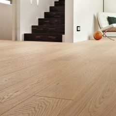 Haro Oak Puro White Markant brushed naturaLin plus parketta