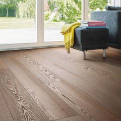 Haro Thermo Ash Mezzo brushed naturaLin plus parketta