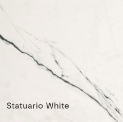 Kerlite Slimtech Timeless Marble Statuario White falicsempe és padlólap 100x100 cm