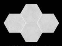 Ceramica Limone Qubus Hexagon White mozaik 28,3x40,8 cm