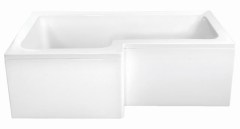 M-Acryl Linea Aszimmetrikus kád 150 x 70 x 85 cm