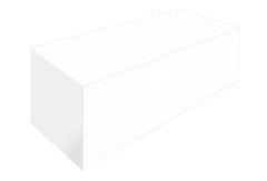 M-Acryl D típusú oldallap 90 cm