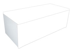 M-Acryl A típusú oldallap 75 cm