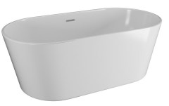 M-Acryl Victory szabadon álló kád Fehér előlappal 160 x 80 cm