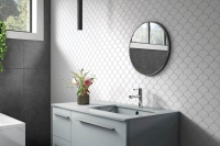 29x28,2 White F S fényes és matt mozaik