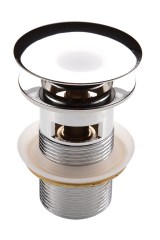 Deante Click-Clack kerek leeresztő átfolyóval 