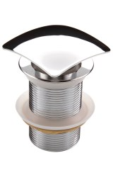 Deante Click-Clack négyzet alakú leeresztő átfolyó nélkül 